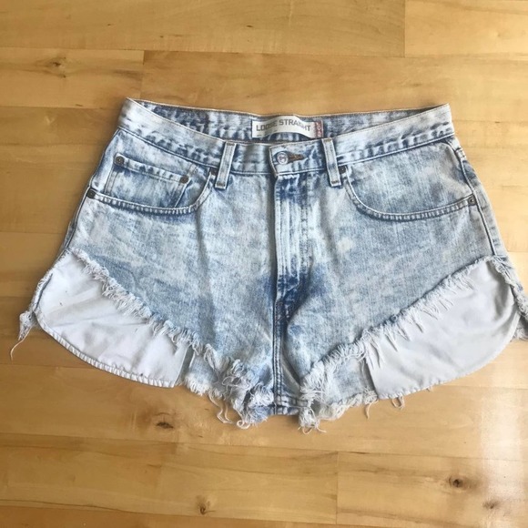 Levi's | Shorts | Levis 569 Shorts Loose Straight High Waist Jean ...